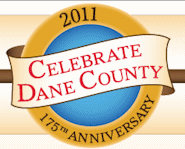 Celebrate Dane County anniversary logo