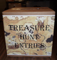 Treasure Hunt entry box