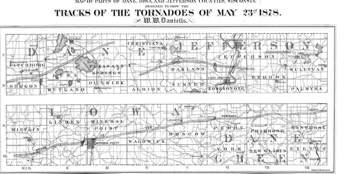 Track of May 23, 1878 tornado
