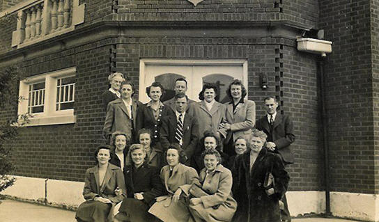 1944 Teachers at the Red Brick School 